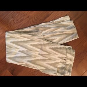 Chico tan and white Platinum denim jeans